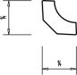 Preview: Buche 14x14x2500 mm Hohlkehlleiste