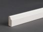 Preview: Massivholz weiß lackiert 25x9x2500 mm Deckleiste