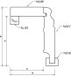 Preview: Eiche 125x85x2500 mm Rohrabdeckleiste Berliner-/Hamburger Profil