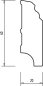 Preview: Kiefer 60x20x2500 mm Berliner-/Hamburger Profil