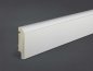 Preview: Massivholz weiß lackiert 80x19x2500 mm Oberkante profiliert