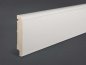 Preview: Massivholz weiß lackiert 120x19x2500 mm Oberkante profiliert