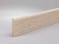 Preview: Eiche weiß (Optik) 60x11x2500 mm Oberkante abgerundet