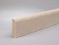 Preview: Eiche weiß (Optik) 60x16x2500 mm Oberkante abgerundet