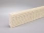 Preview: Esche lackiert 60x16x2500 mm Oberkante abgerundet