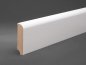 Preview: MDF 80x19x2400 mm Oberkante abgerundet (ohne Folie)