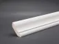 Preview: Massivholz weiß lackiert 30x30x2500 mm Hohlkehlleiste