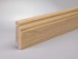 Preview: Eiche 80x20x2500 mm Berliner-/Hamburger Profil