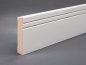 Preview: MDF 100x19x2400 mm profiliert mit 2 Ziernuten (ohne Folie)