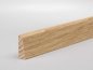 Preview: Eiche 23x8x2500 mm Deckleiste