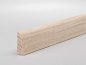 Preview: Eiche weiß geölt 23x8x2500 mm Deckleiste