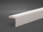 Preview: Massivholz weiß lackiert 28x28x2500 mm Winkelleiste