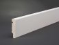 Preview: Massivholz weiß lackiert 70x16x2500 mm Oberkante gerade