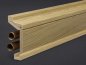 Preview: Eiche 115x54x2500 mm Rohrabdeckleiste Oberkante profiliert