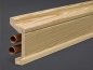 Preview: Kiefer 115x54x2500 mm Rohrabdeckleiste Oberkante profiliert