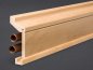 Preview: Buche 115x54x2500  mm Rohrabdeckleiste Oberkante profiliert