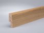 Preview: Eiche 60x20x2500 mm Oberkante abgerundet/konisch