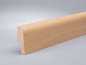 Preview: Buche 60x20x2500 mm Oberkante abgerundet/konisch
