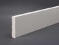 Preview: Massivholz weiß lackiert 60x13x2500 mm Oberkante gerade