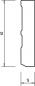 Preview: Eiche weiß geölt 60x13x2500 mm Oberkante gerade