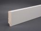 Preview: Massivholz weiß lackiert 60x16x2500 mm Oberkante gerade