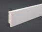 Preview: Massivholz weiß lackiert 80x20x2500 mm Oberkante gerade