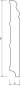 Preview: MDF 150x19x2400 mm Berliner-/Hamburger Profil (ohne Folie)