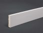 Preview: Massivholz weiß lackiert 60x10x2500 mm Oberkante gerade