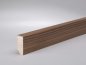 Preview: Nussbaum (Furnier) 40x16x2400 mm lackiert Oberkante gerade