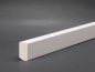 Preview: Massivholz weiß lackiert 25x15x2500 mm Oberkante gerade