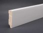 Preview: Weiße Kiefer Sockelleisten 58x15x2400 mm Oberkante gerade