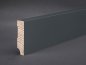 Preview: Kiefer Sockelleiste grau 58x15x2400 mm Oberkante gerade