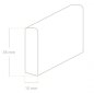 Preview: Eiche 35x10x2500 mm Deckleiste