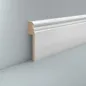 Preview: Fliesenabdeckleiste weiß MDF 96x19x2500 mm Berliner Profil (Folienummantelt)