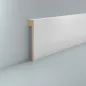 Preview: Fliesenabdeckleiste weiß MDF 100x16x2500 mm Oberkante gerade (Folienummantelt)