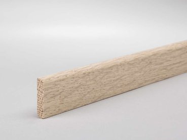 Eiche weiß geölt 23x5x2500 mm Deckleiste
