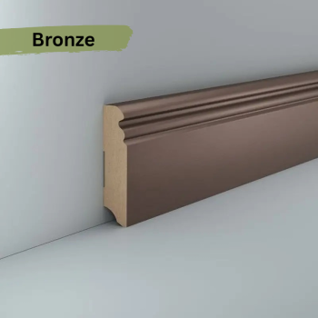 MDF 80x19x2500 mm Berliner Profil (Folienummantelt)