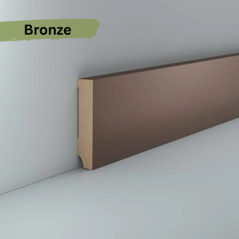 MDF 80x16x2400 mm Oberkante gerade (Folienummantelt)