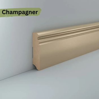 MDF 80x19x2500 mm Berliner Profil (Folienummantelt)