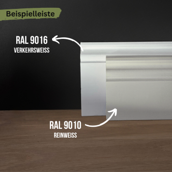 Preview: MDF 60x19x2400 mm Berliner-/Hamburger Profil (ohne Folie)