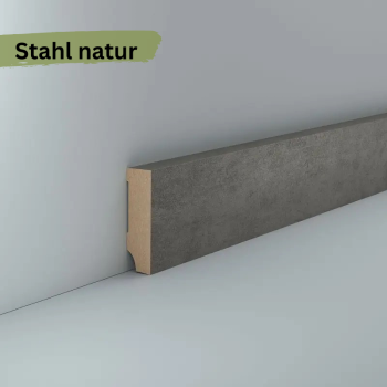 MDF 58x16x2500 mm Oberkante gerade (Folienummantelt)