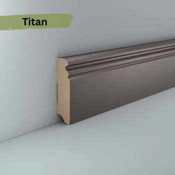 MDF 80x19x2500 mm Berliner Profil (Folienummantelt)