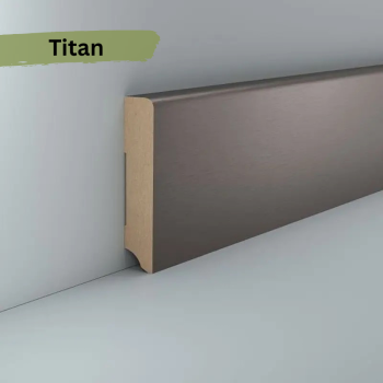 MDF 96x19x2500 mm Oberkante abgerundet (Folienummantelt)