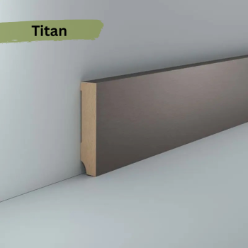 MDF 80x16x2400 mm Oberkante gerade (Folienummantelt)