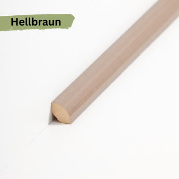 Massivholz lackiert 14x14x2000 mm Viertelstab
