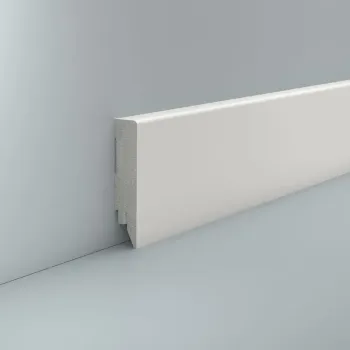 Feuchtraumleiste 78x16x2500 weiß folienummantelt