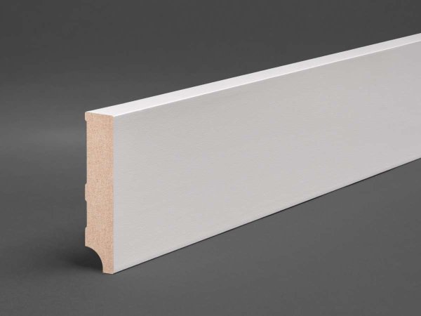 MDF 80x16x2400 mm (ohne Folie) Oberkante gerade