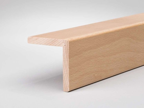 Buche 58x58x2500 mm Winkelleiste