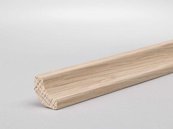 Eiche weiß geölt 14x14x2500 mm Hohlkehlleiste