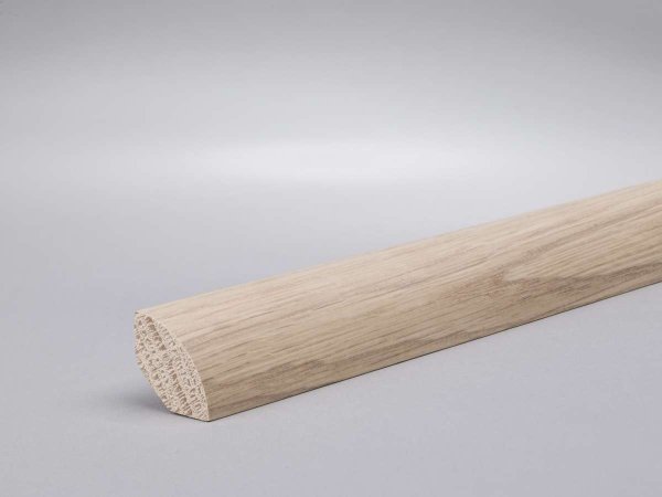 Eiche weiß geölt 20x20x2500 mm Viertelstab